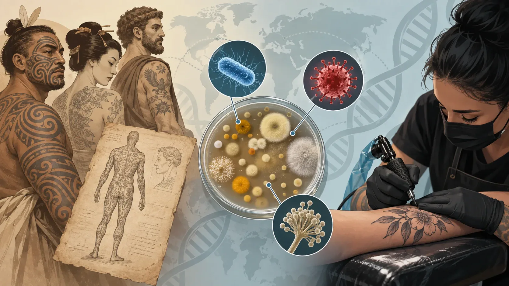 Насколько опасна татуировка? 200 лет инфекций